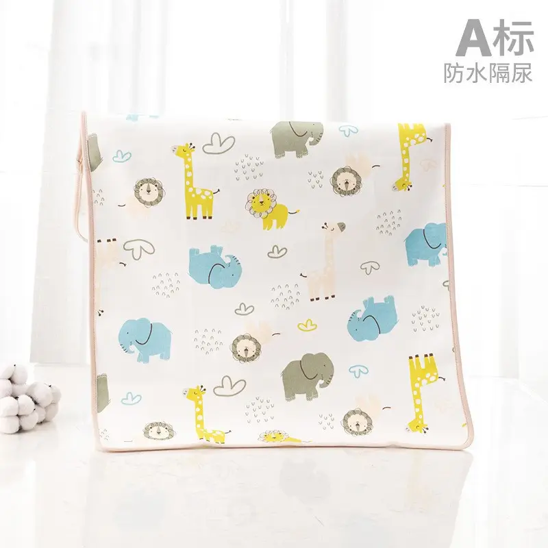 Baby Diaphragm Mat Autumn Winter Three Layer Washable Cotton Large - Image 6