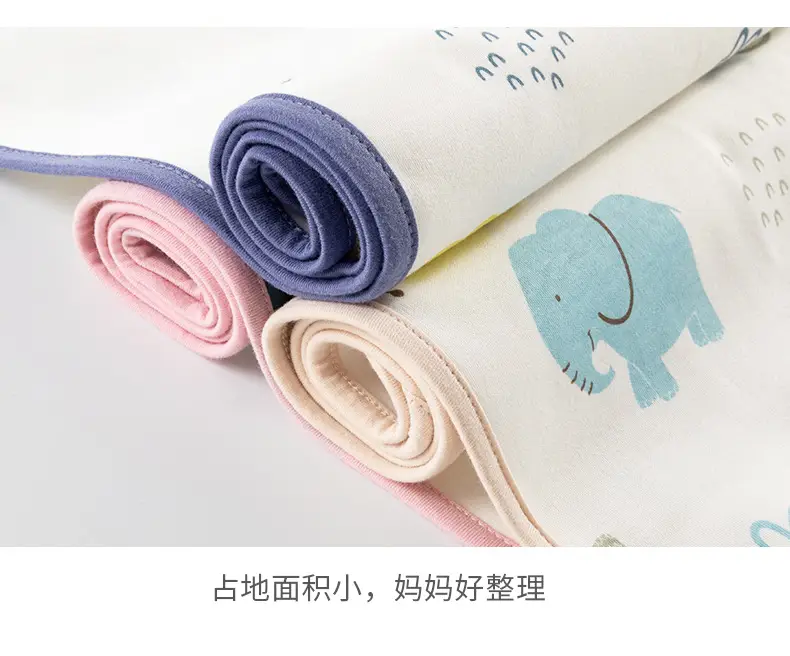 Baby Diaphragm Mat Autumn Winter Three Layer Washable Cotton Large — feature 14