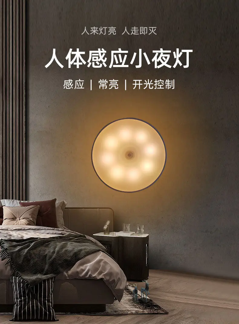 Battery Powered LED Night Light for Bedroom & Wardrobe — feature 17