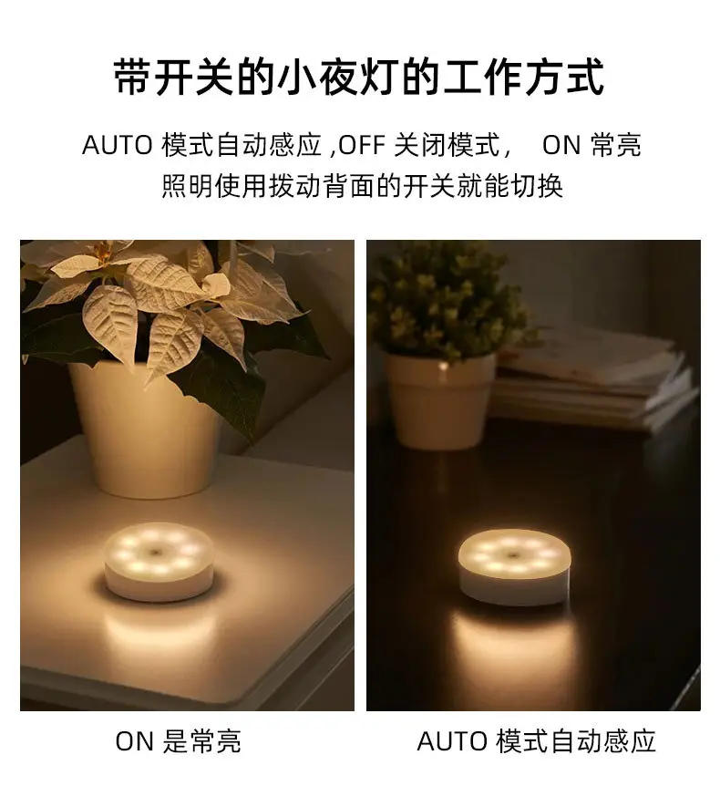 Battery Powered LED Night Light for Bedroom & Wardrobe — feature 19