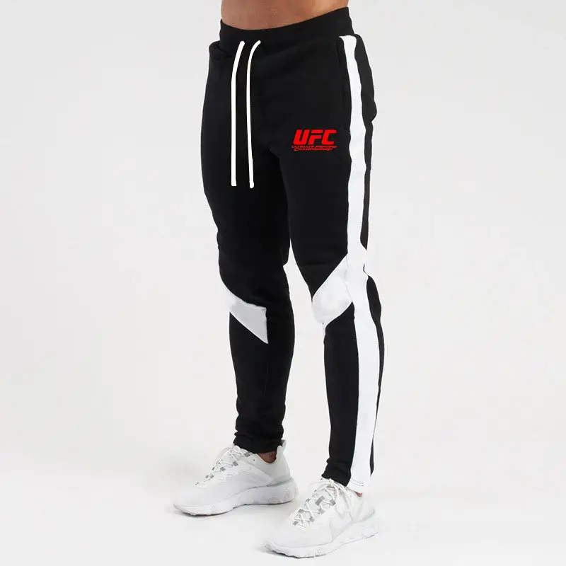 UFC Gray Cotton Sports Pants for Youth