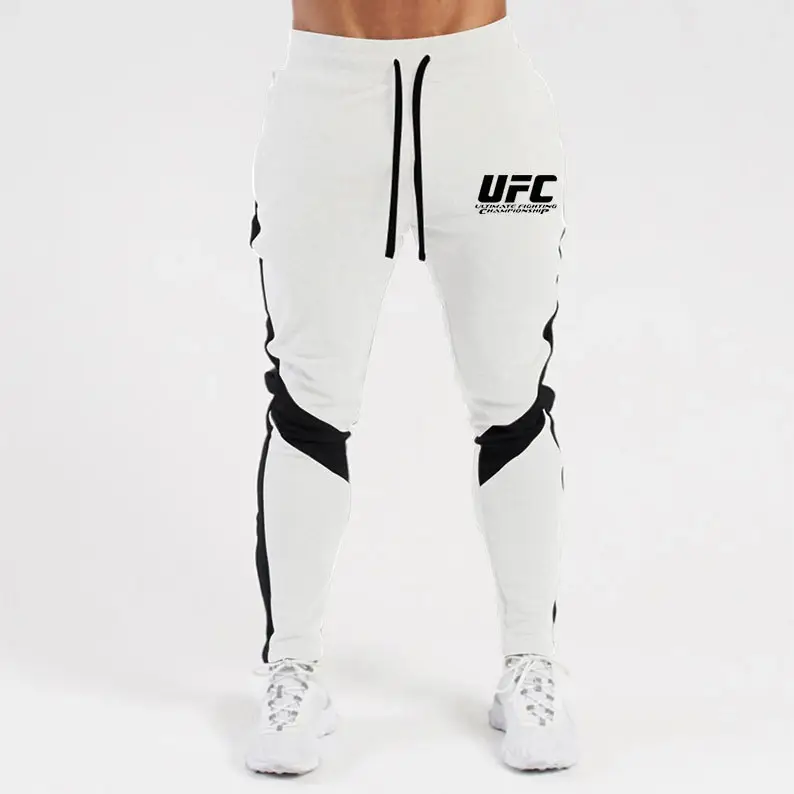 UFC Gray Cotton Sports Pants for Youth