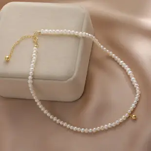 Korean Style Pearl Necklace for Women Natural White Baroque Design — feature 15