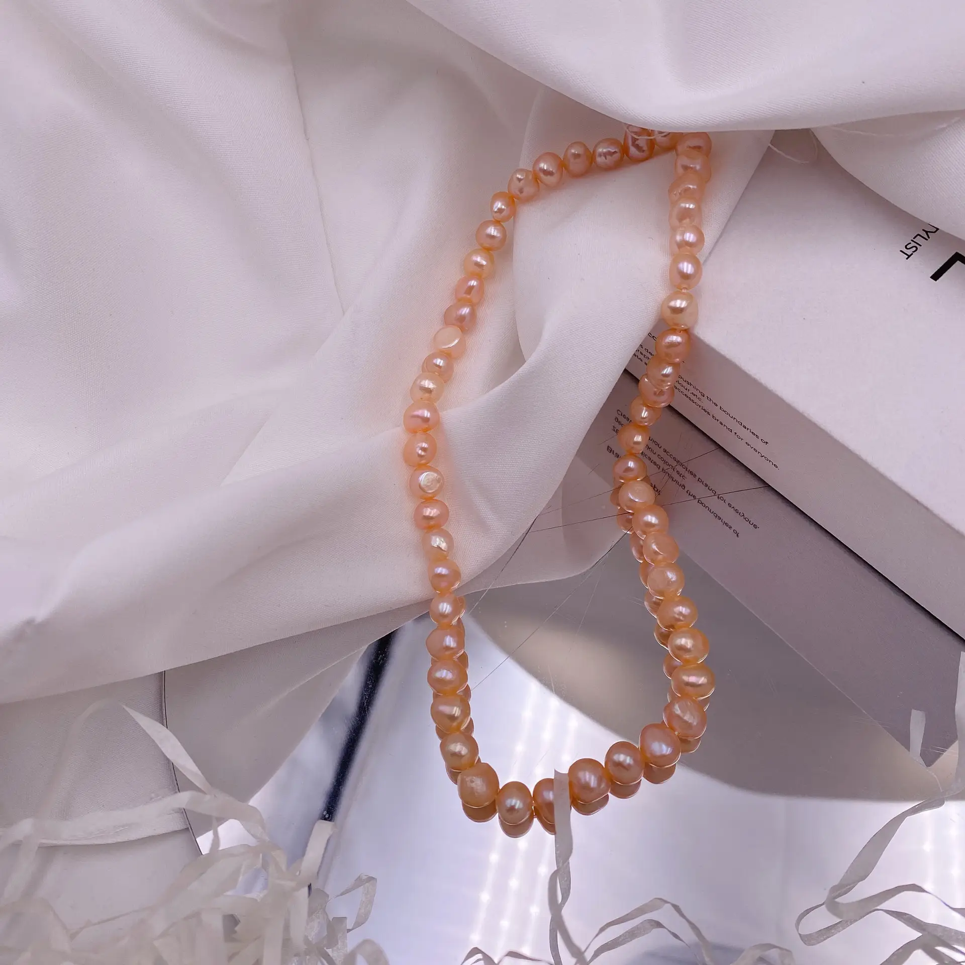 Korean Style Pearl Necklace for Women Natural White Baroque Design - Image 8