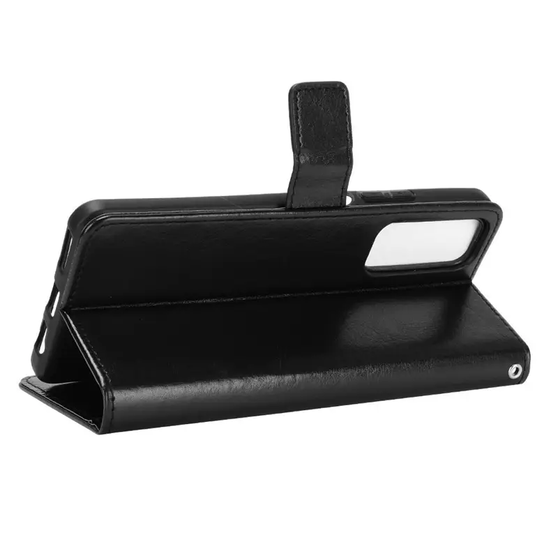 Huawei Smart 2021 Phone Flip Cover Leather Case Black