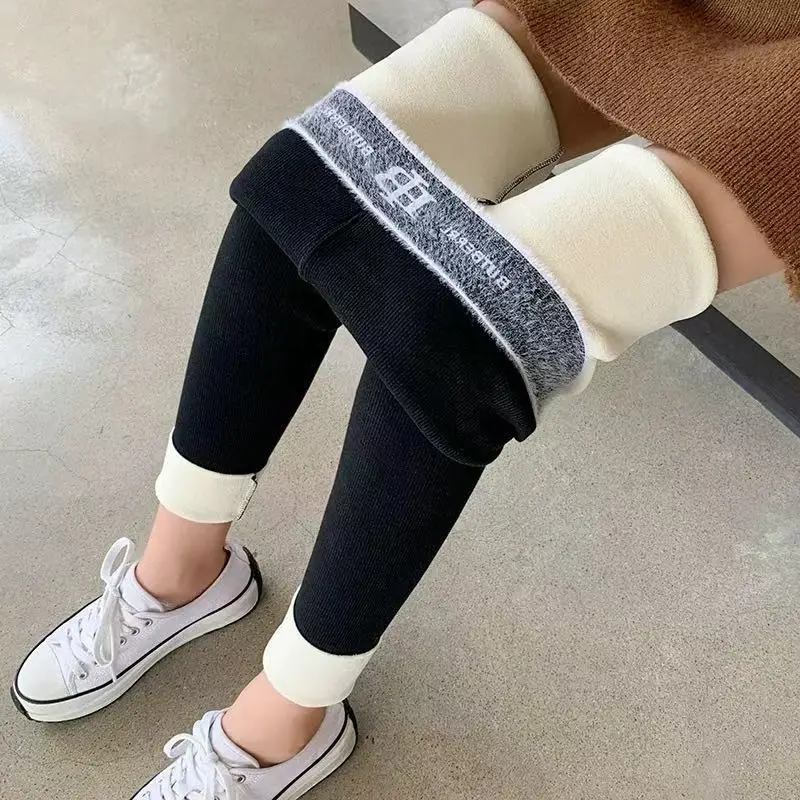 New Autumn Thickened Leggings Women Grey Slimming - Image 4