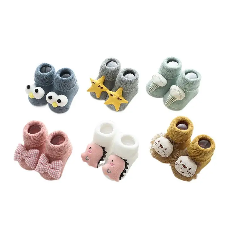 Winter Warm Terry Socks for Baby Newborn Non-Slip - Image 11