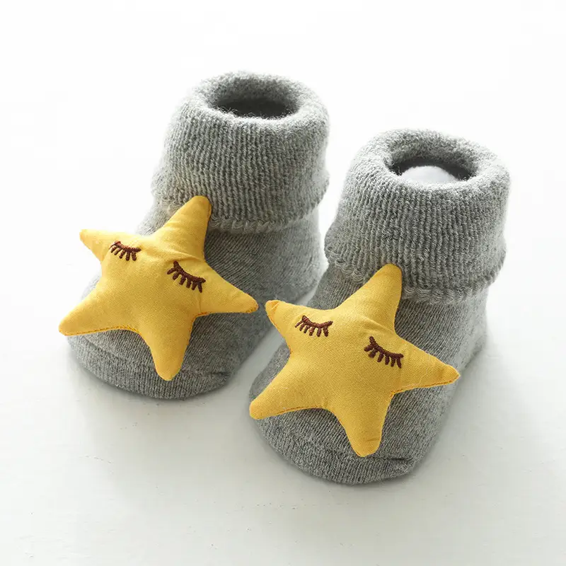 Winter Warm Terry Socks for Baby Newborn Non-Slip - Image 3