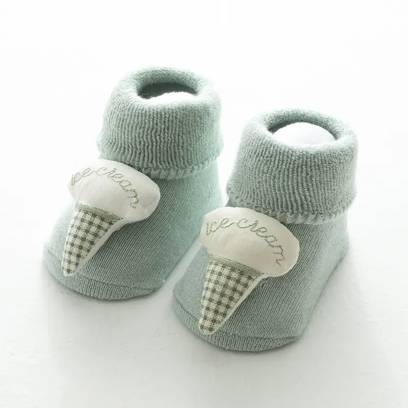 Winter Warm Terry Socks for Baby Newborn Non-Slip - Image 4