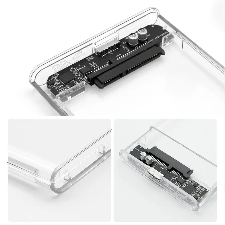 Transparent USB 3.0 SSD External 2.5" Box - Image 11