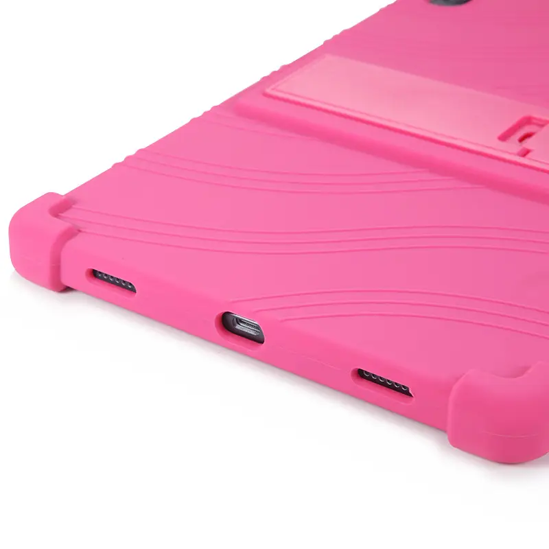 Pink Anti-Fall Silicone Laptop Case TB-J606F - Image 13