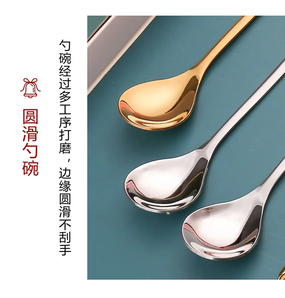 Christmas Spoon Set 4Pcs Stainless Steel Gift Box — feature 13