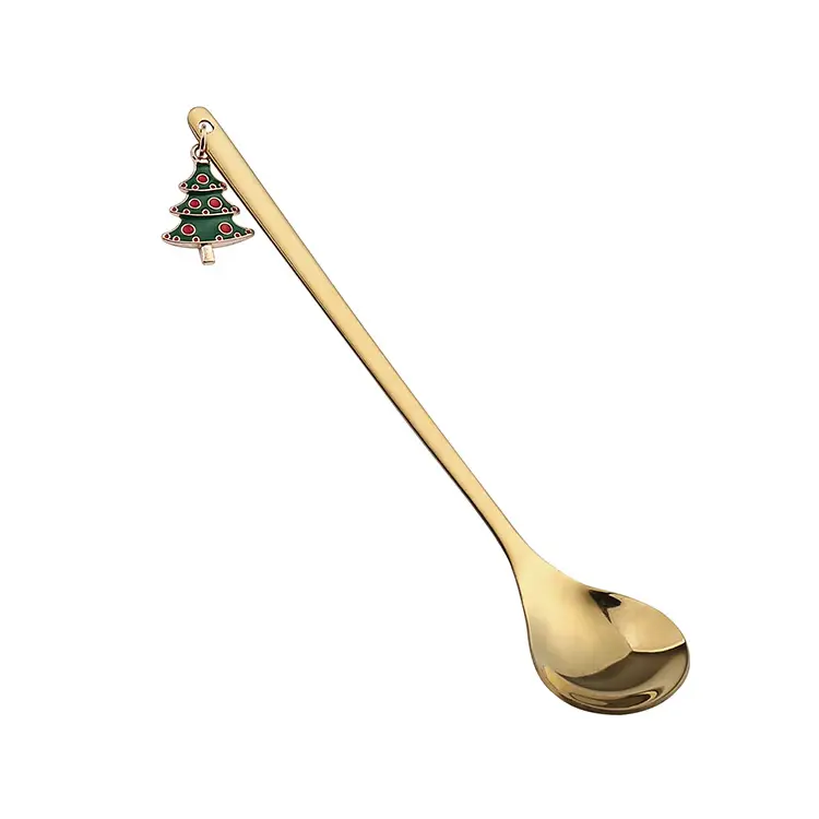 Christmas Spoon Set 4Pcs Stainless Steel Gift Box - Image 12