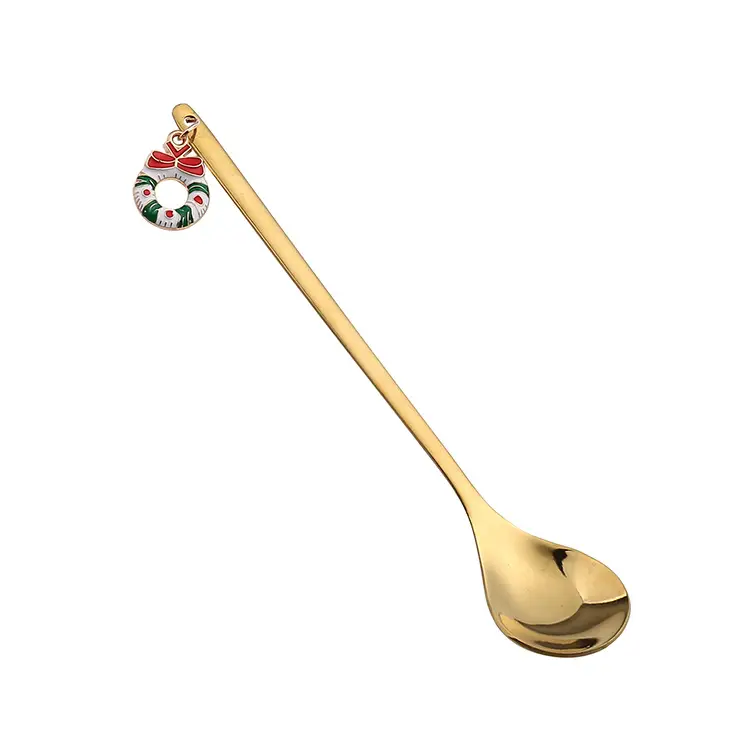 Christmas Spoon Set 4Pcs Stainless Steel Gift Box - Image 15