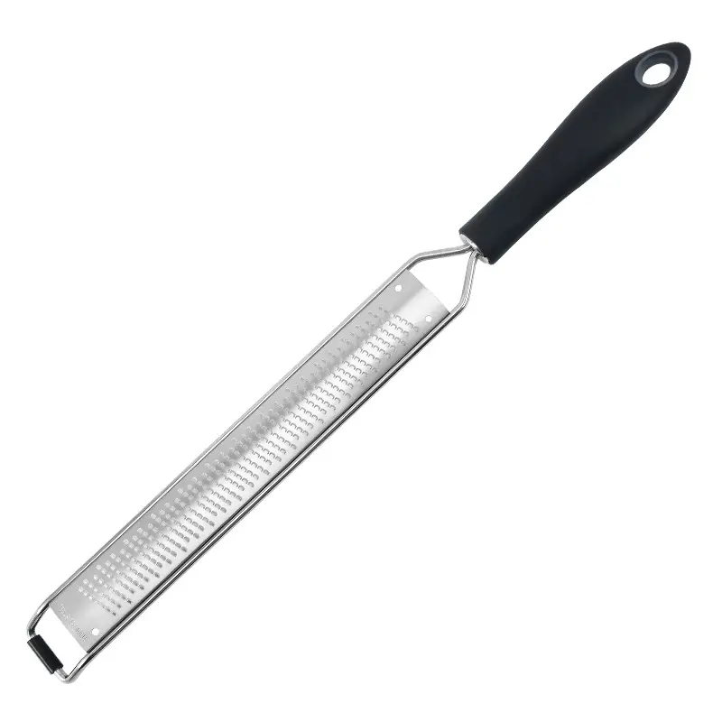 304 Stainless Steel Cheese Grater with Black Handle