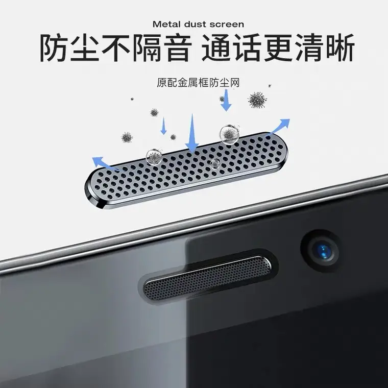 Anti-PEEP Tempered Film iPhone 14 Edge Dust Net 12 Full Screen Frosted