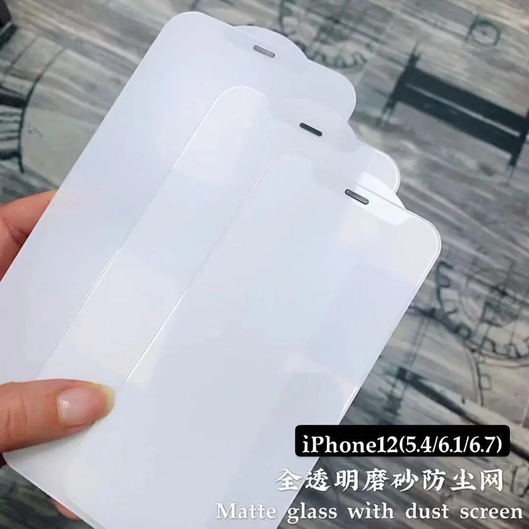Anti-PEEP Tempered Film iPhone 14 Edge Dust Net 12 Full Screen Frosted