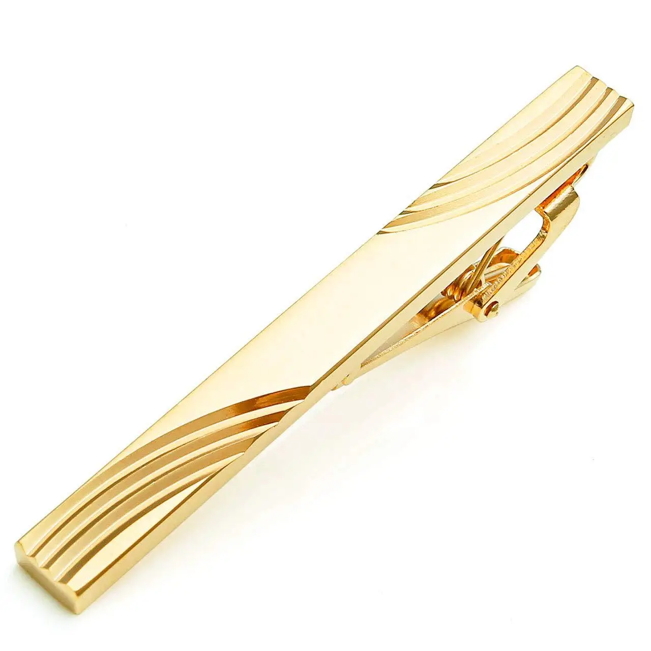 Laser Embossed Tie Clip for Men Silver Gold Copper - Image 10