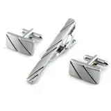 Laser Embossed Tie Clip for Men Silver Gold Copper — feature 10