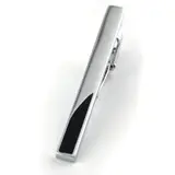 Laser Embossed Tie Clip for Men Silver Gold Copper — feature 5