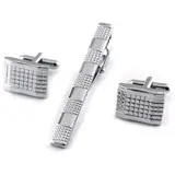 Laser Embossed Tie Clip for Men Silver Gold Copper — feature 9