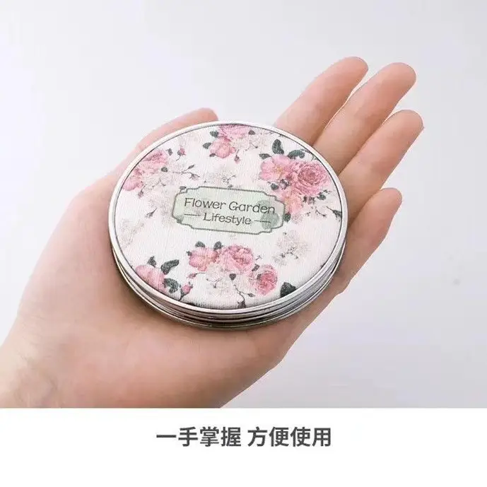 Double-Sided PU Leather Makeup Mirror for Girls - Image 6