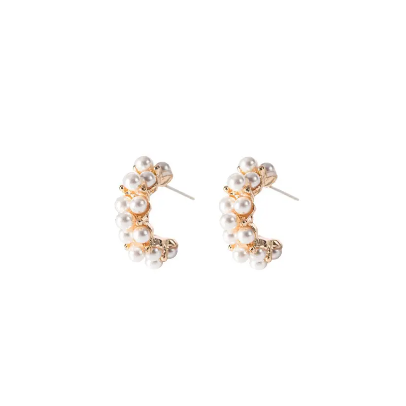 New Korean Dongdaemun Pearl Earrings Small Studs - Image 5