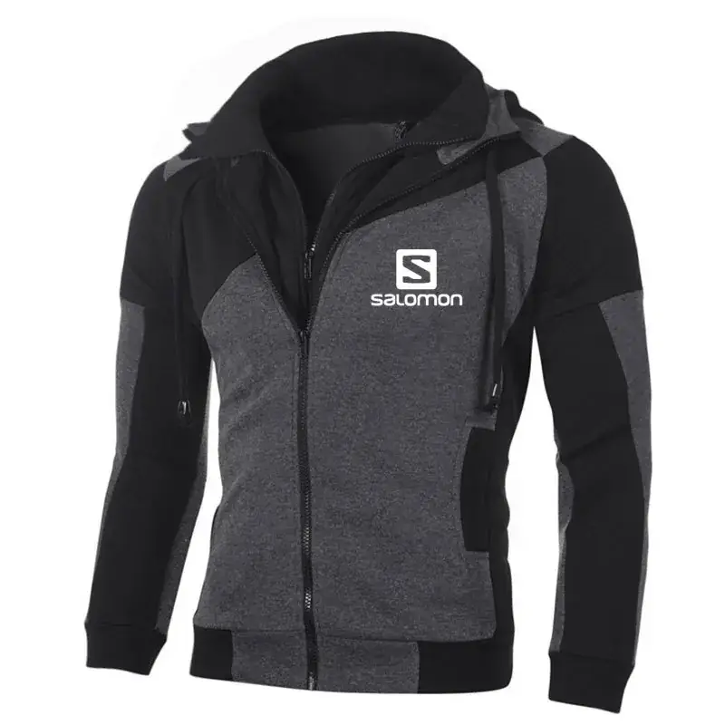 2020 Youth Red Black Zipper Hoodie Jacket