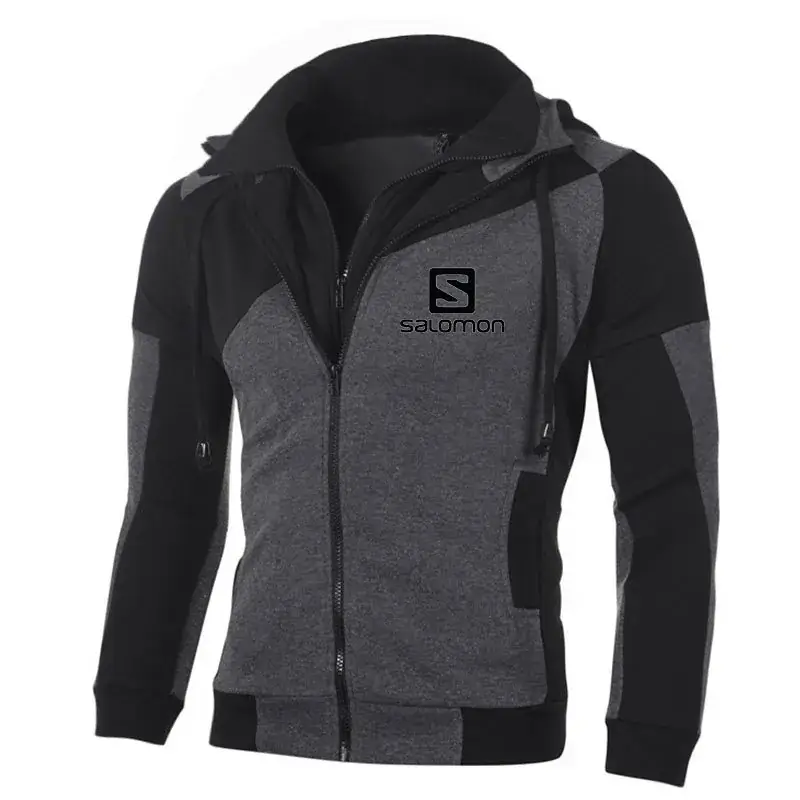 2020 Youth Red Black Zipper Hoodie Jacket