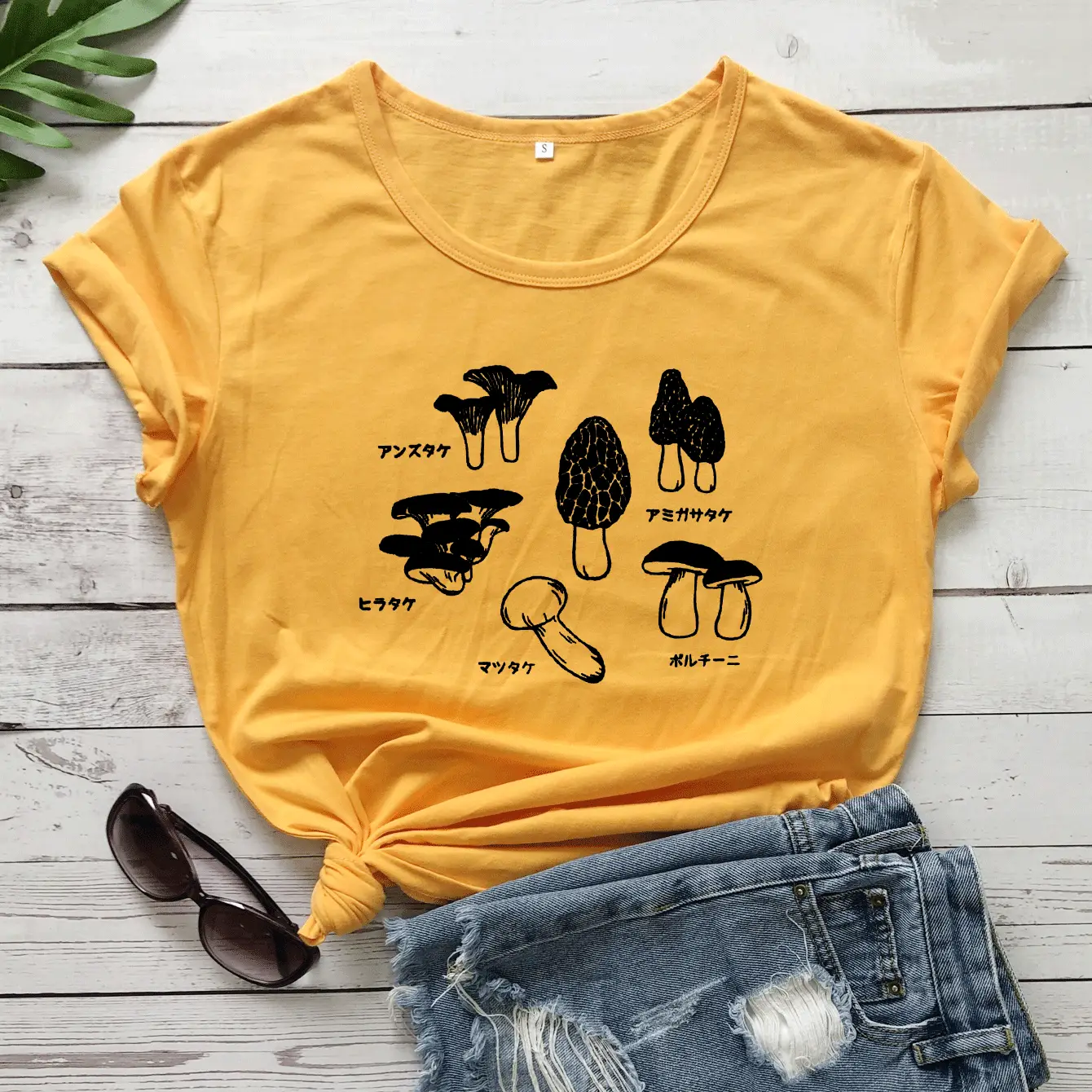 Women Pink Mushroom Graphic T-Shirt - Image 5
