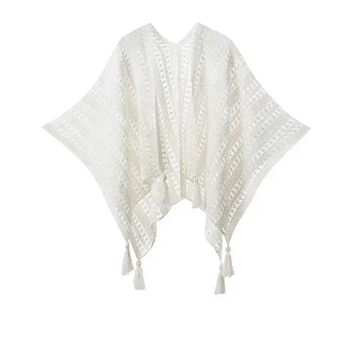 openwork cardigan white