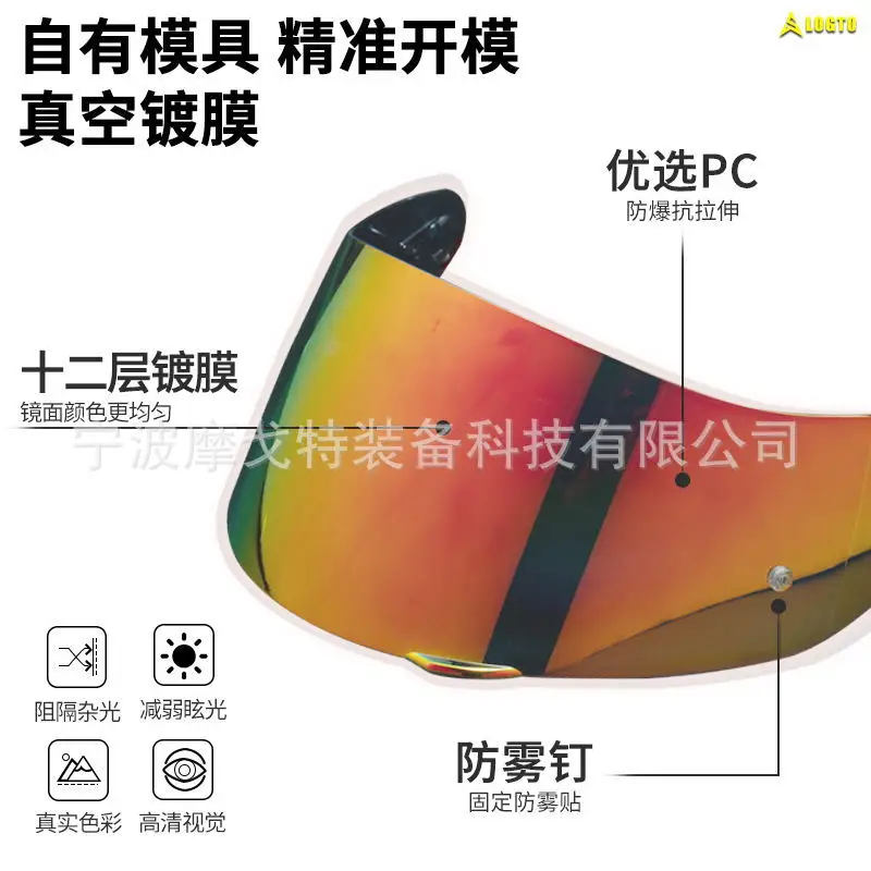 Color-Changing Motorcycle Helmet Lenses for Cross-Border Use