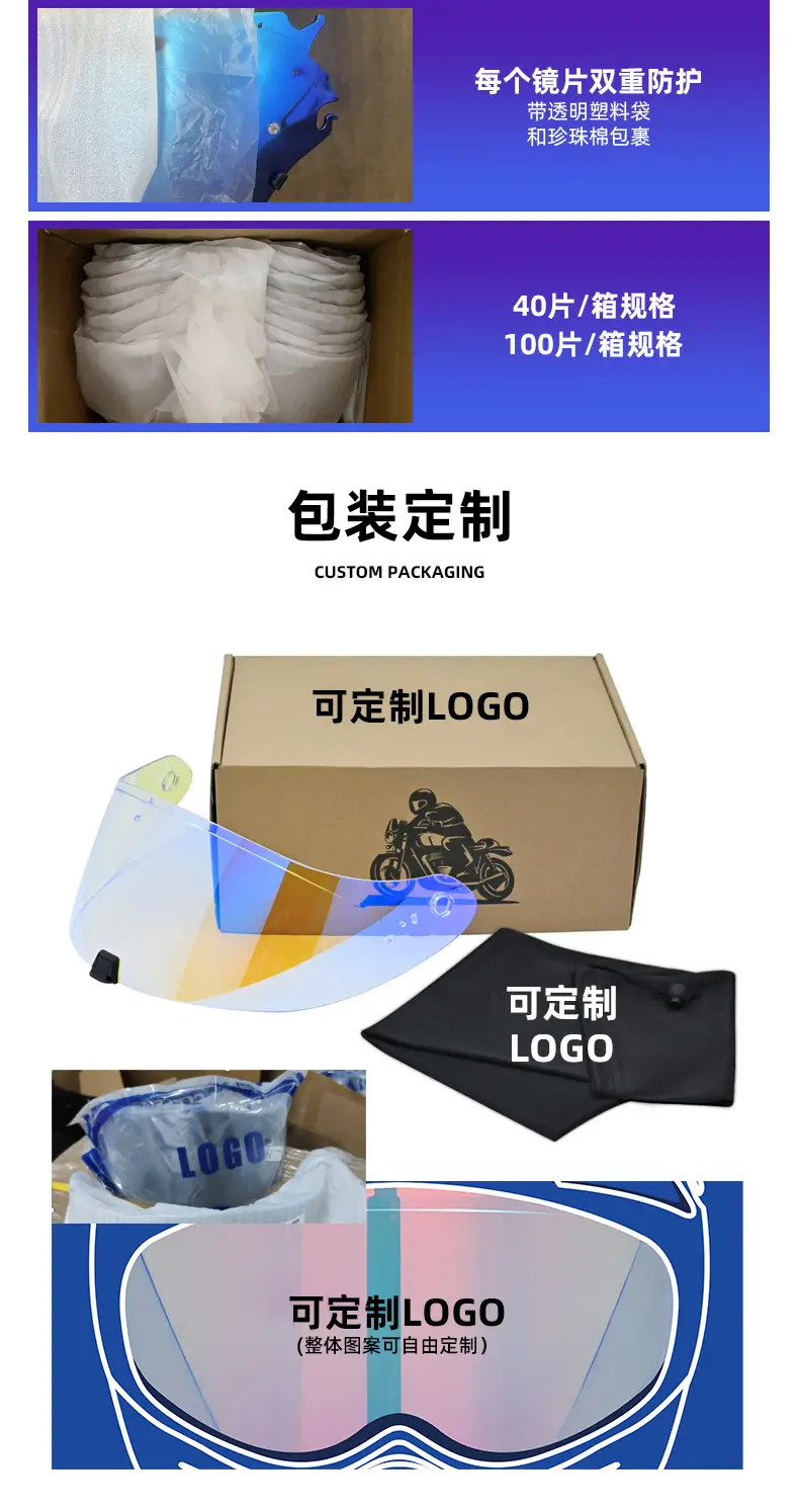 Color-Changing Motorcycle Helmet Lenses for Cross-Border Use — feature 10