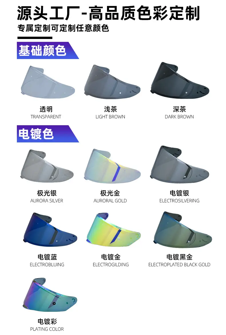 Color-Changing Motorcycle Helmet Lenses for Cross-Border Use — feature 4