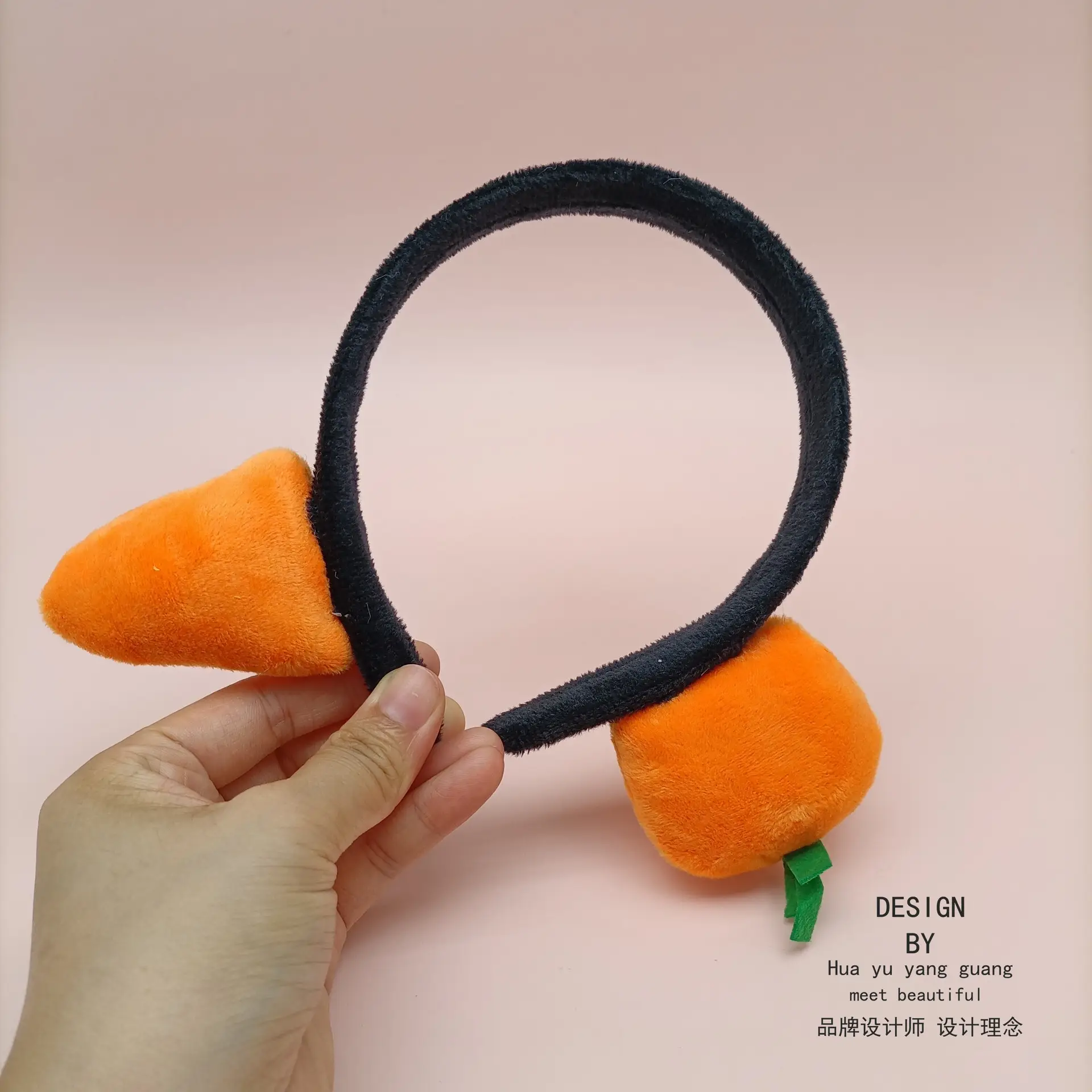 Cute Blue Crab Face Wash Hair Band for Women