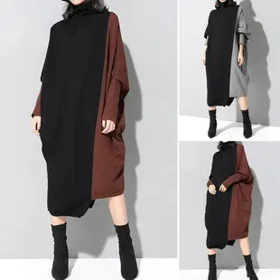 Spot high-end 2020 Autumn Harajuku Street hipster women's collage long sleeve V-neck dress agent to join — feature 5