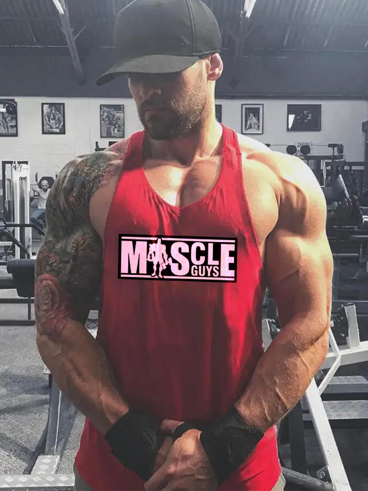 Men's Gray Muscle Vibes Slim Fit Vest - Image 9