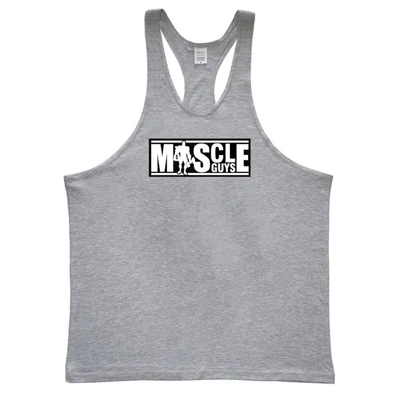 Men's Gray Muscle Vibes Slim Fit Vest - Image 4