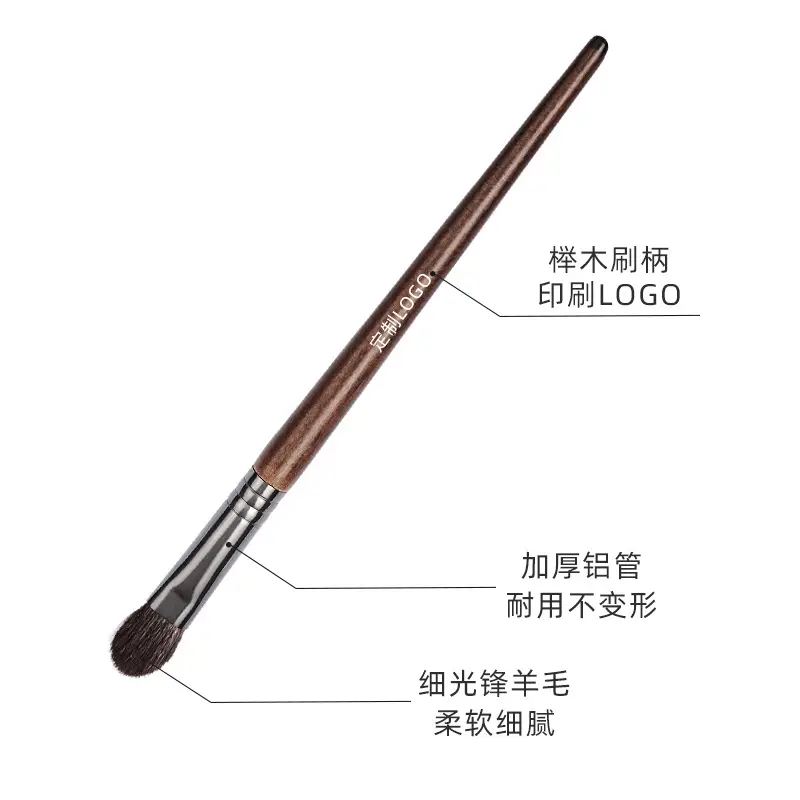 4-Piece Wool Eyeshadow Brush Set for Beginners