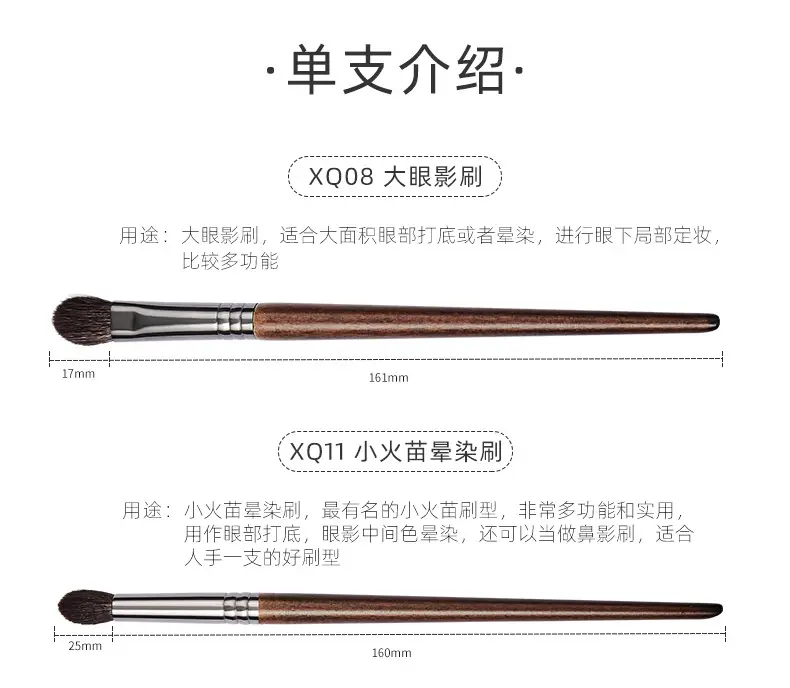 4-Piece Wool Eyeshadow Brush Set for Beginners — feature 8