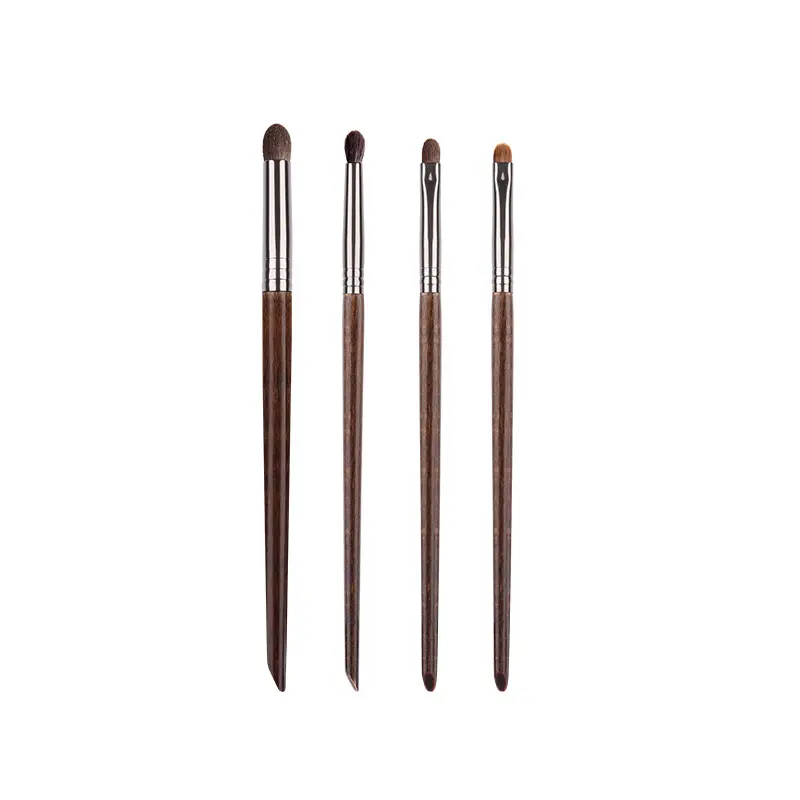 4-Piece Wool Eyeshadow Brush Set for Beginners