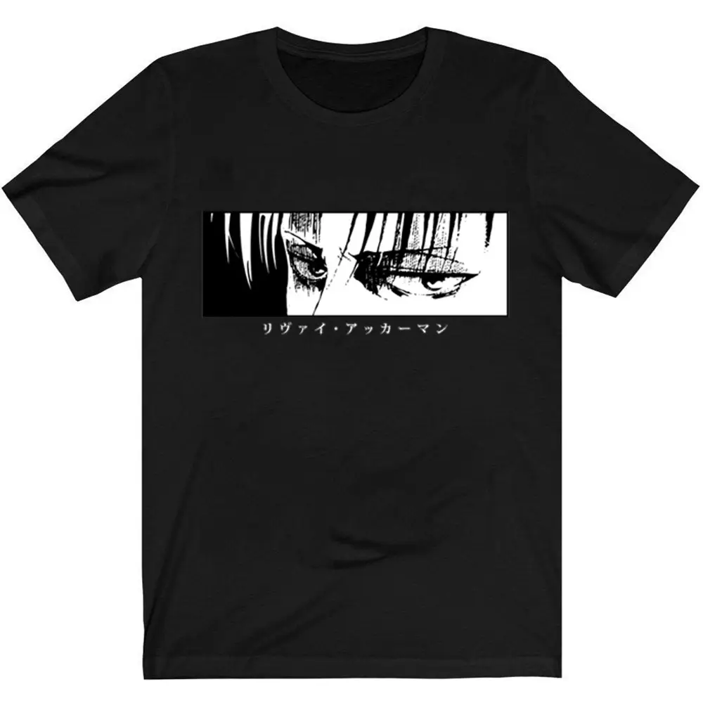 Men's Attack On Titan T-Shirt Black Short Sleeve - Image 4