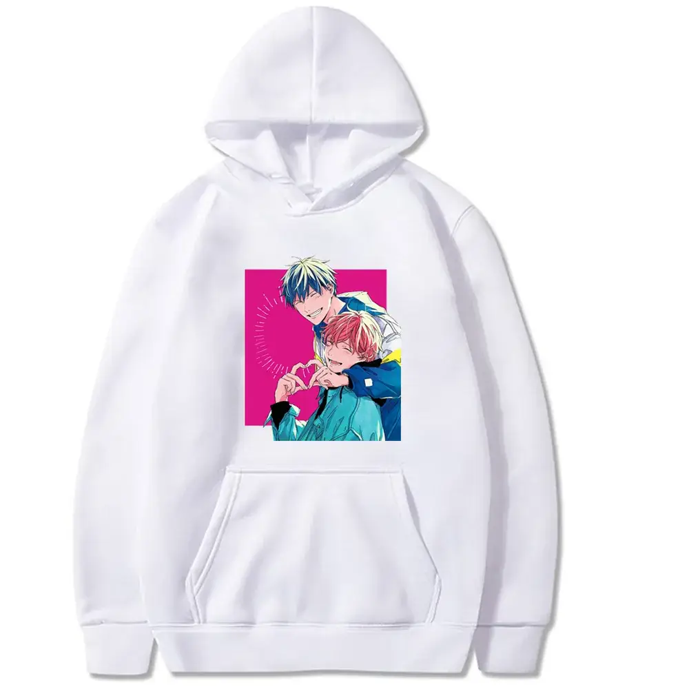 Men Black Cross Border Banana Fish Print Hoodie - Image 16