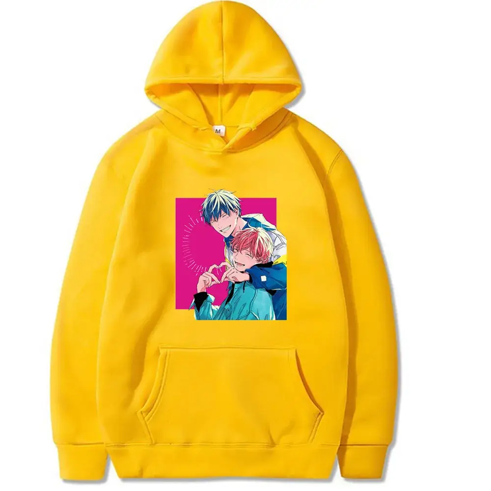 Men Black Cross Border Banana Fish Print Hoodie - Image 17