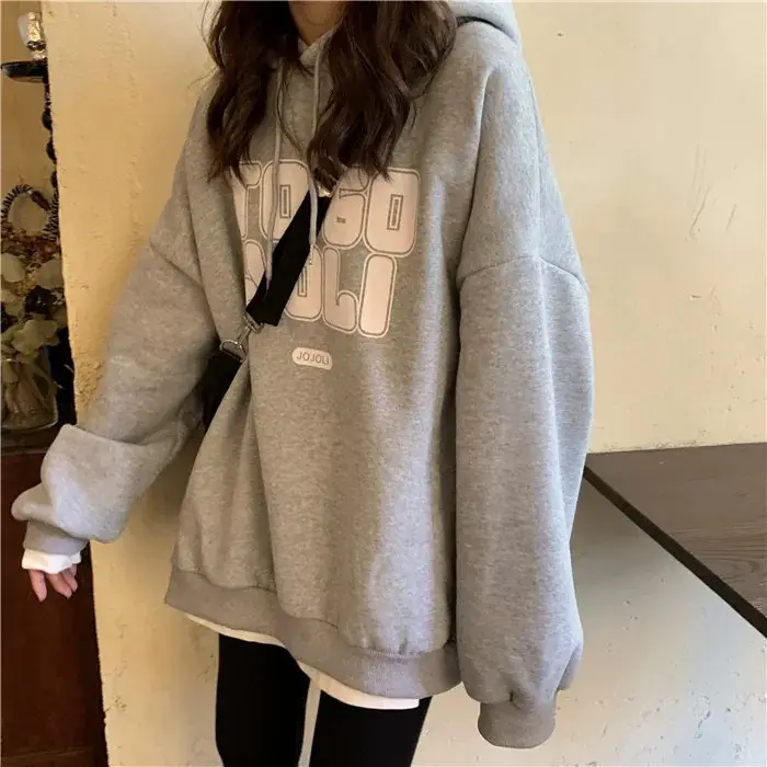 Women's Maroon Fleece Hoodie Loose Fit 2020 — feature 7