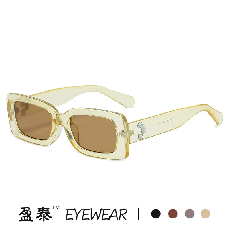 Men & Women Retro Street Shot Sunglasses Black - Image 10