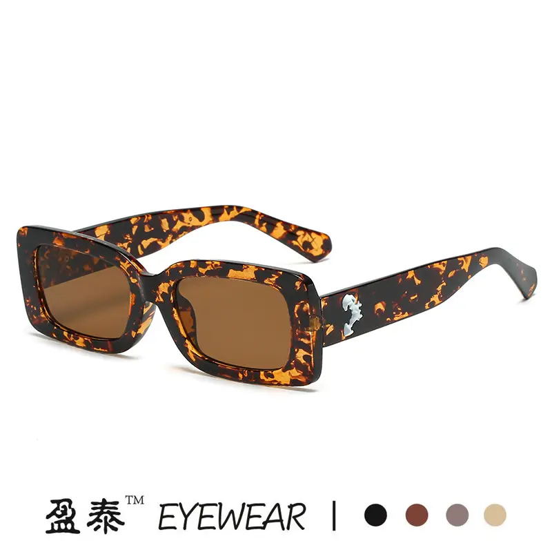 Men & Women Retro Street Shot Sunglasses Black - Image 11