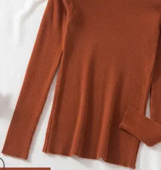 Women V-Neck Knitted V-Pullover Slim Fit - Image 12