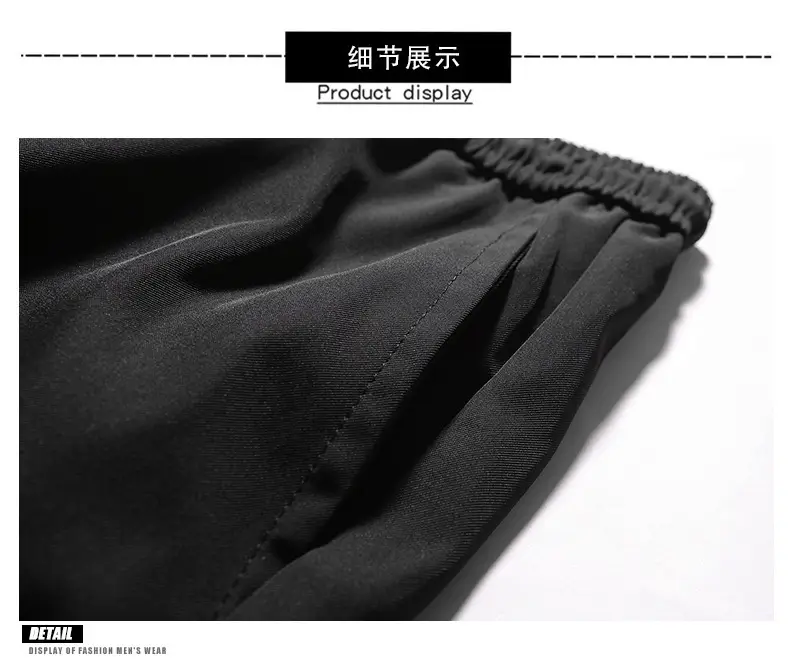 Men Winter Fleece Cargo Pants Black Slim Fit — feature 13