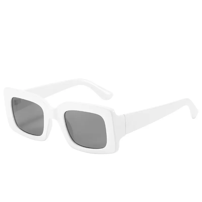 Women's Square Black UV400 Sunglasses